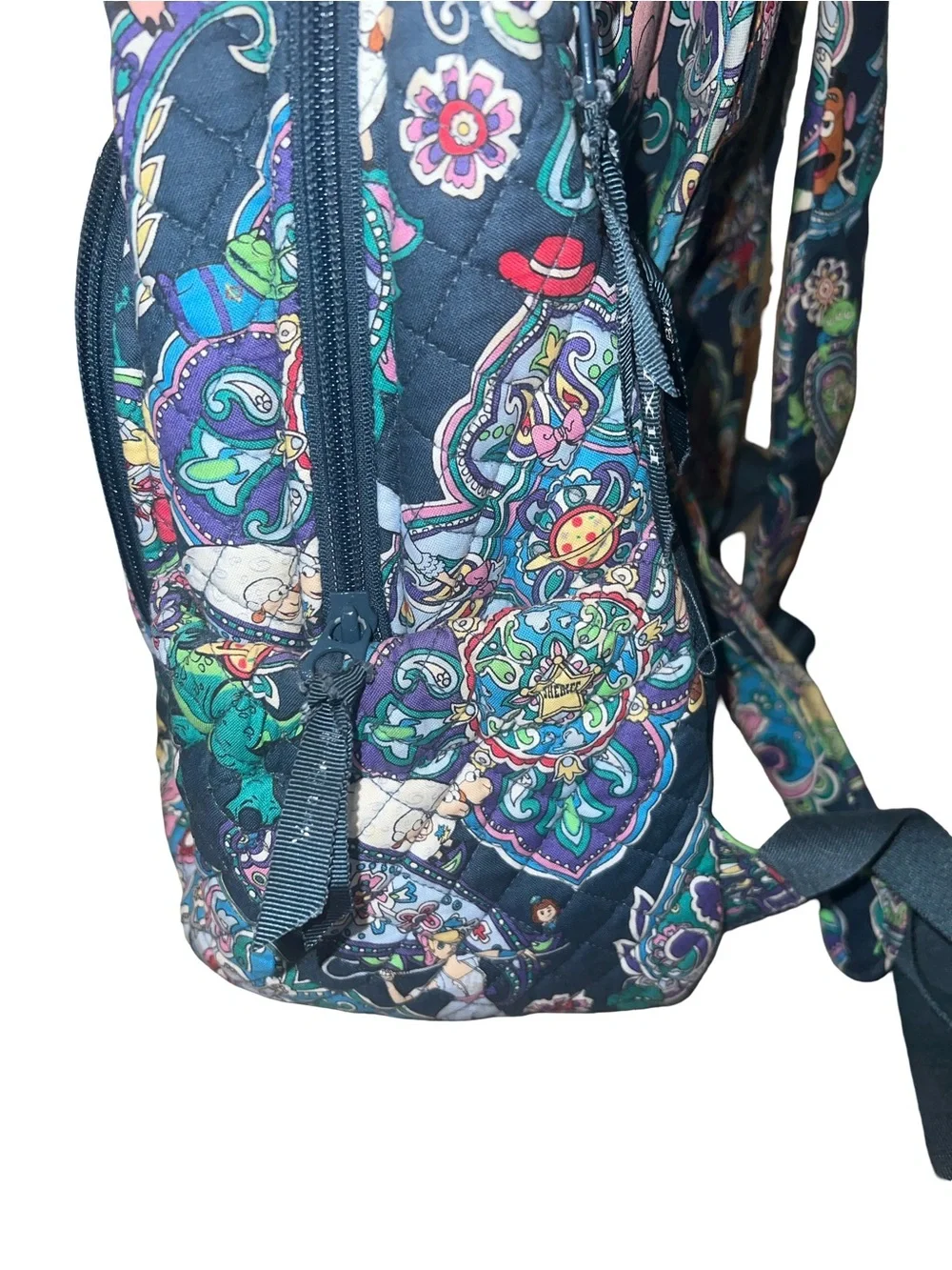 Vera Bradley Disney Pixar Toy Story Campus Backpack Andy's Room Large + read